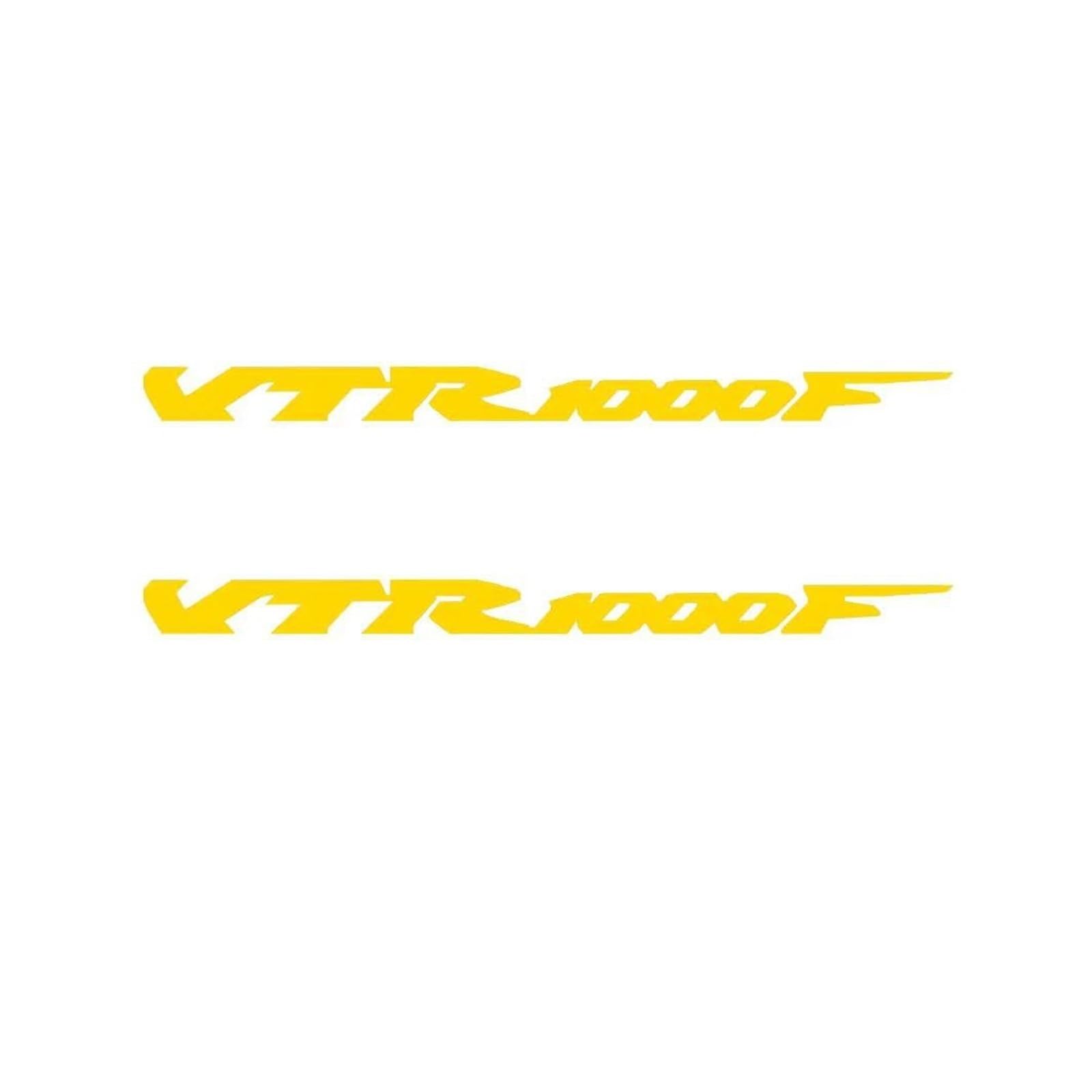 Motorcycle Glow Stickers Waterproof Decal for VTR1000F Firestorm VTR 1000 F 1000F SuperHawk(Gold,2cm*16cm)