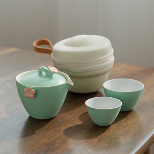 HEER Portable Gongfu Tea Set with Gaiwan