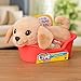 Little Live Pets My Really Real Puppy Mini Buddy The Retriever, Interactive Plush Toy with Basket, 20+ Sounds and Reactions, Puppy Toys for Kids