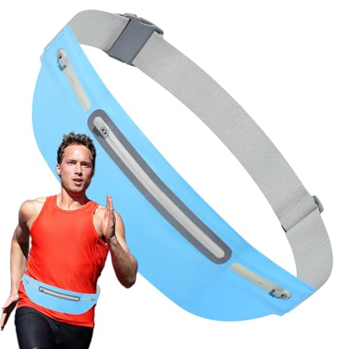 Riñonera de viaje | Riñonera ajustable para correr para teléfono | Riñonera deportiva para senderismo, camping, ciclismo | Cómoda riñonera al aire libre | Duradera para pasear al perro para escalar