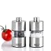Produktbild AdHoc Set Pfeffer- Und Salzmühle Minimill, Ceramic Mahlwerk Ceracut®, Edelstahl/Acryl, D: 3,2 cm, H: 6,2 cm [W]