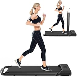 Caminar Con Inclinación Cinta de Correr Plegable,10 km/h Peso máximo 120 Kg,Superficie de Carrera 42x110cm Pantalla LCD +Control Remoto,máquina para Caminar y Correr para Ejercicio físico en el hogar (Negro)