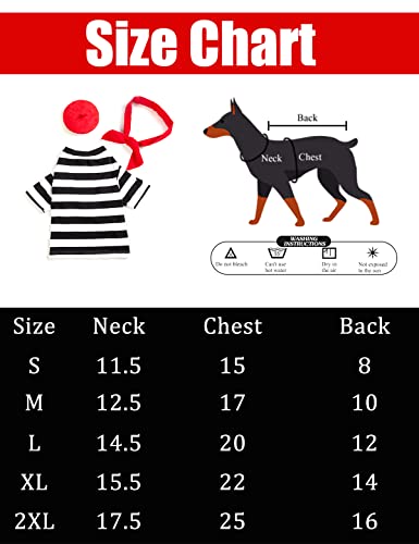 Coomour Artist Dog Costume With Funny Hat Painter Pet Clothes For Small Dog Shirts Puppy Summer T-Shirt (S) #TOP2