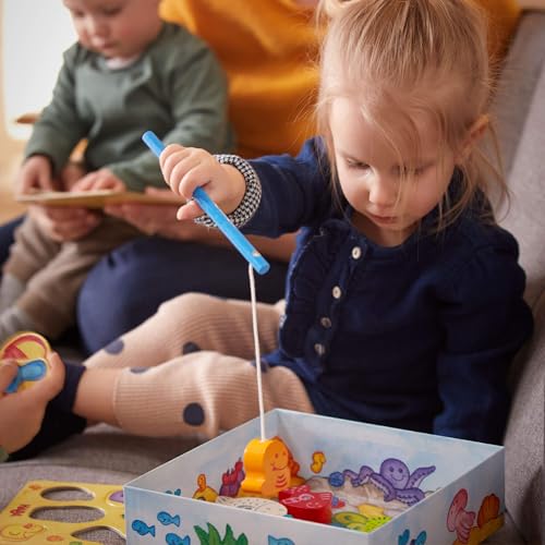 Image of HABA My Very First Games - Here Fishy Fishy! Magnetic Fishing Game Ages 2+ Made in Germany Toddler Games, Learning Toys, Preschool Toys
