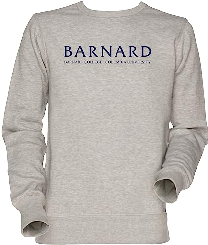 Sweat-shirt Barnard College gris unissexe en molleton confortable pour homme et femme
