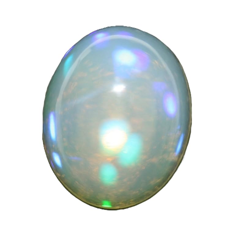 Opale éthiopienne 11 x 9 mm pierre précieuse en vrac cabochon multicolore naturel pour bijoux