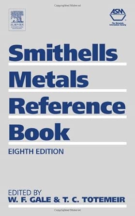 Smithells Metals Reference Book 8th Edition book cover