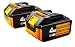 Produktbild 2 Stück BL1840B Ersatzakku für Makita 18V 4000mAh Lithium Akku Kompatibel mit Makita BL1840 BL1840B BL1850B BL1850 BL1860B BL1860 BL1830B BL1830 BL1820 BL1815 BL1845 LXT-400 (4.0ah *2 Stück)