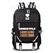 Produktbild WANHONGYUE Undertale Spiel Cosplay Rucksack Schultasche Laptop Backpack mit USB-Ladeanschluss Schwarz / 7