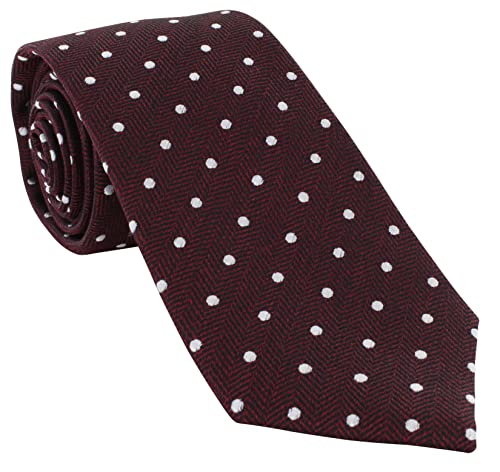 Cravate en soie Michelsons of London en motif à chevrons raffiné pour homme élégant