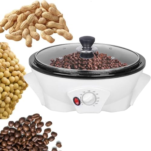 Máquina torradora de café, torradeira elétrica de grãos de café 8...