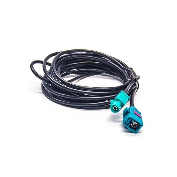 Elecbee FAKRA RG174 - Juego de 20 conectores de código E a conector hembra con código Z (5 m)