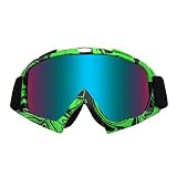 Skibrille für Damen und Herren Snowboard Brille für Brillenträger UV-Schutz Anti-Fog Design Skibrillen Snowboard Brille Schneebrille Ski Goggles Doppelglas