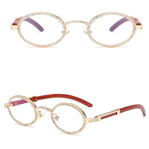 Lunettes de soleil UV400 MUTYNE petit cadre strass pour femme