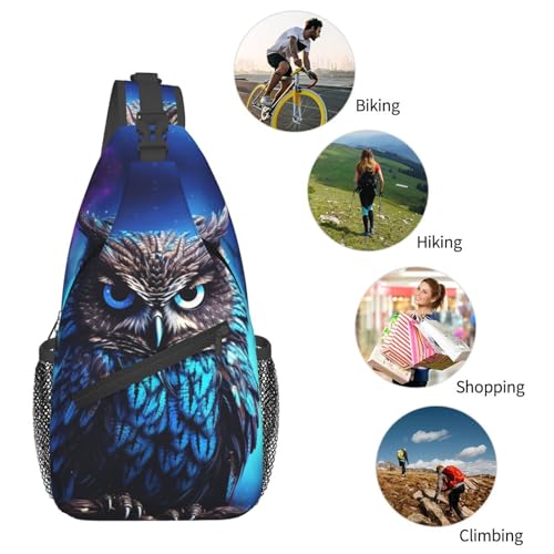 Mochila tipo sling negra QMNKLET para uso urbano miniatura 5