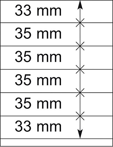 Feuilles neutres LINDNER-T 802606 support de conservation haut de gamme