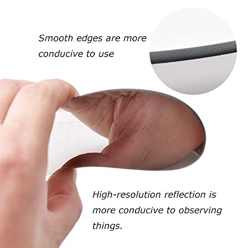 Dental Intraoral Mirrors Dental Photography Mirrors Dental Reflector Mirror Dental Glass Two-sided Orthodontic Mirror Buccal Mirrors Occlusal Mirrors Dental Mirror Tools for Dentistry (1 piece) (1#) - Thumbnail 4