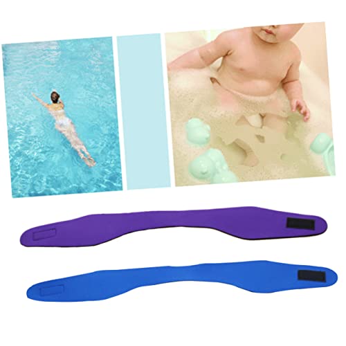 SUPVOX 2pcs Protective Earband for Swimming Yoga Diving Headband Elastic for Boys and Girls and Adults3