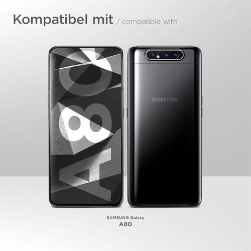 Protégez votre Samsung Galaxy A80 des chutes avec cet étui moex noir à rabat