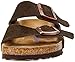 Birkenstock Unisex Arizona Soft Footbed Sandal,Mocha Suede,42 M EU