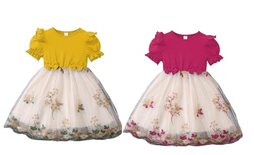 Image of TAGAS Girls' Princess Dress | Girl Dress |Dresses birthdaydress for Babygirls |