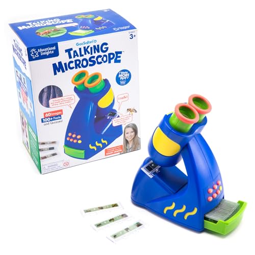 Educational Insights GeoSafari Jr. Talking Kids Microscope,...