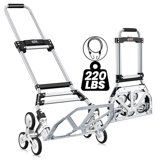 RJTEK Upgraded Stair Climber Hand Truck