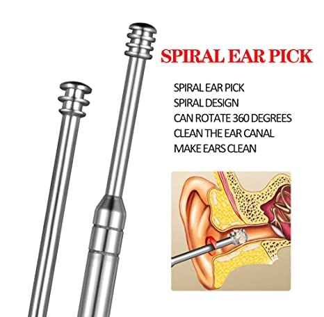 MSA Stainless Steel Ear Curette Earwax Removal Kit, Ear Cleaner Kit with Storage Box,Stainless Steel Earpick Ear Cleaner Set, Ear Wax Removal Kit(7 Pcs) MSA Stainless Steel Ear Curette Earwax Removal Kit, Ear Cleaner Kit with Storage Box,Stainless Steel Earpick Ear Cleaner Set, Ear Wax Removal Kit(7 Pcs)