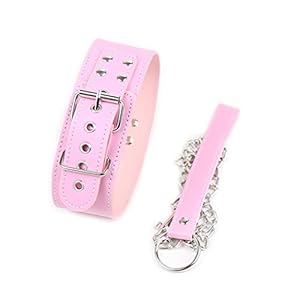 wiftms Sex sm erotisch leer met sleepketting, halsharnas, collier harnas, bedboeien, seksspeelgoed voor dames en heren…