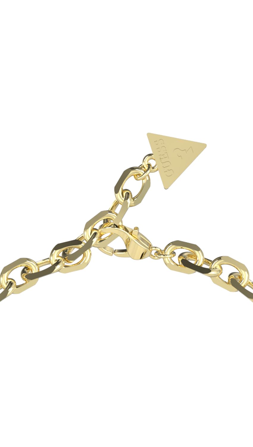 GUESS braccialetto Borboleta Borboleta & 4G Charm Bracelet Yellow Gold dorato