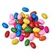 Pandahall 100pcs Mixed Color Rice Oval Barrel Wood Beads Dyed Beads with Hole for Jewelry Making Lead Free 17x12mm Hole 4mm/0.16inch