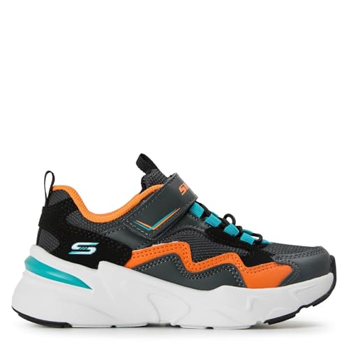 Image of Skechers Bobsbamina Kids Trainers Charcoal/Multi 13.5 UK Child