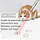 ChenFec LED Pointer für Katzen Spielzeug, 7 in 1 und 5 Muster mit USB Wiederaufladbar, Interaktives Katzenspielzeug, Mini Tragbar Taschenlampe Mit Edelstahlgehäuse, Light Licht Spielzeug