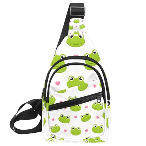 Sac de poitrine pour femme sac à dos de voyage rose rouge baisers
