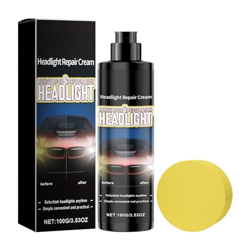 Kit Per Il Ripristino Dei Fari Automotive,Detergente A Lunga Durata Per La Rinovazione,Kit Per Ripristino Fari Auto - Per Ingressamento Offuscamento Manutenzione Detailing Automotive Vetro Esterno