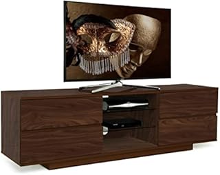 Centurion Supports Avitus Premium Walnut with 4-Walnut Drawers & 3-Shelves 32"-65" LED/OLED/LCD TV Cabinet - LIMITED EDITION