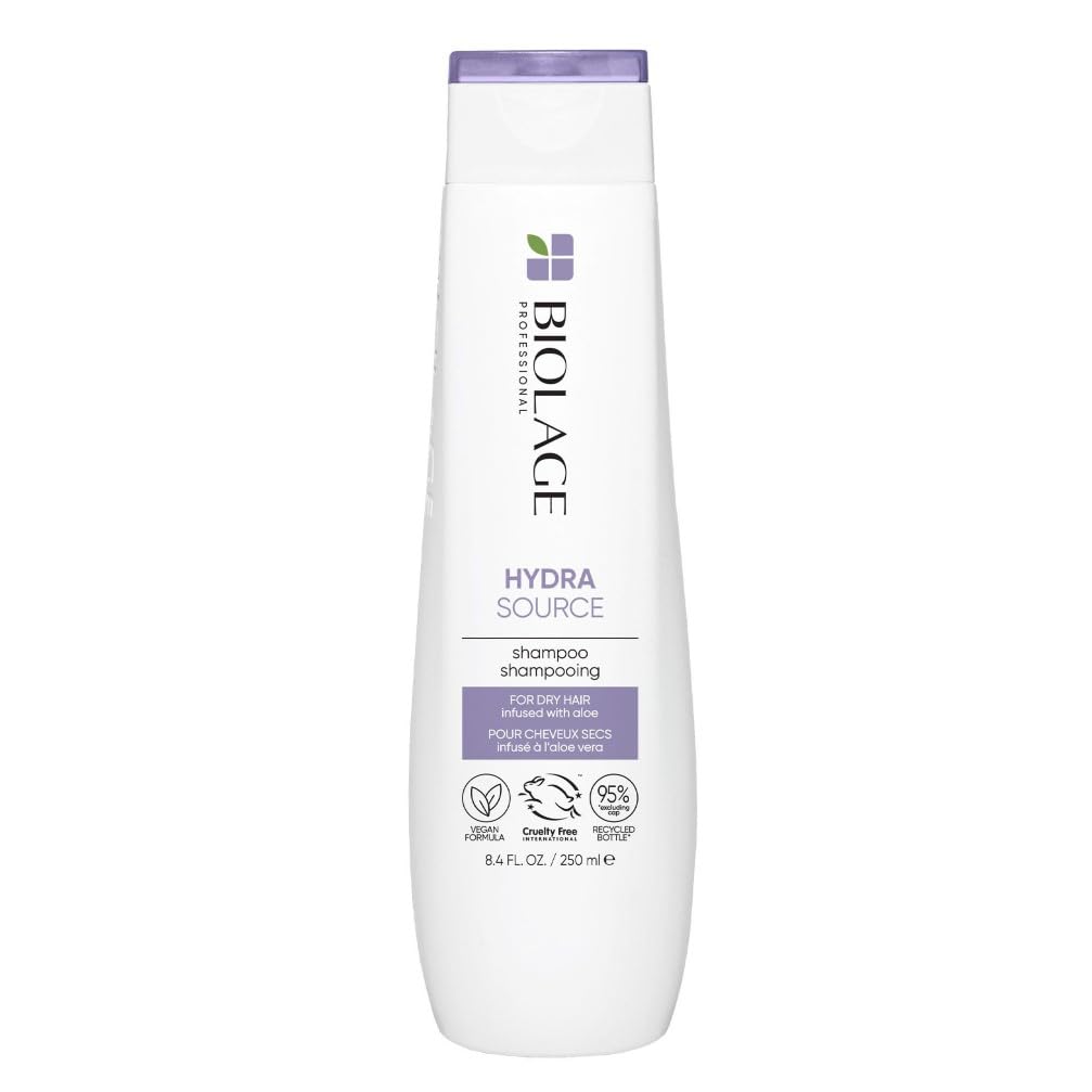 Biolage Dry Hair Shampoo, Hydrating Shampoo, Moisturises and Softens Dry Hair, HydraSource, 250 ml