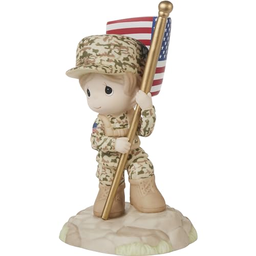 Precious Moments 2320 Military Figurine | Thank You thumb #1