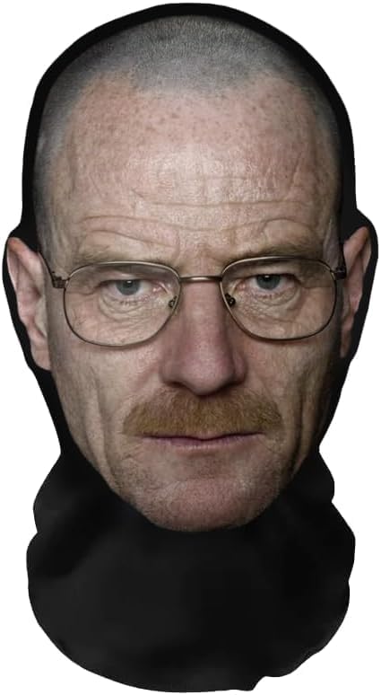 Walter Sheisty Ski Mask – Mr White – Funny Celebrity Balaclava Gift – Brian Cranston
