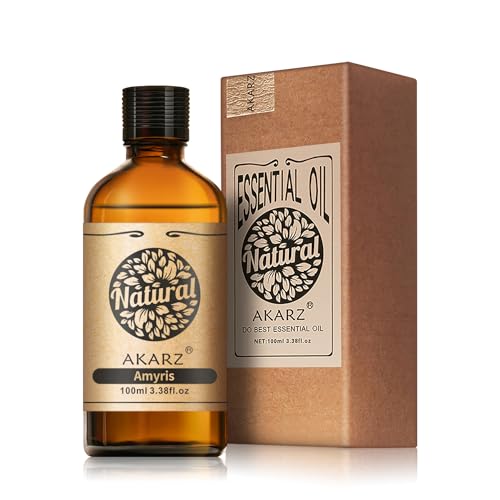 AKARZ 100ml Amyris Essential Oil Natural Amyris Oil Pure for
