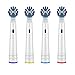 Testine ricambio per spazzolino elettrico Oral-B,Precision Clean testine spazzolino elettrico compatibili con spazzolino elettrico Oral B Braun (pack of 4)