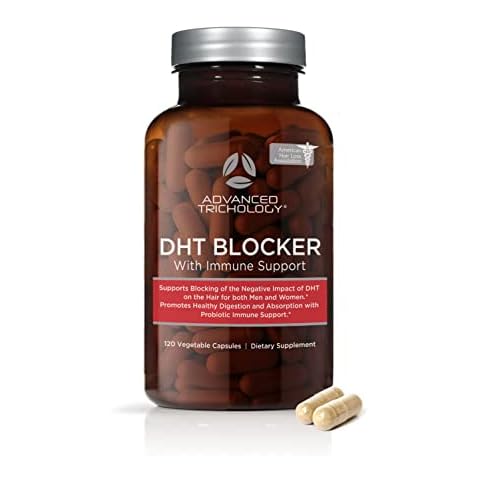 DHT Blocker - Hair Growth Supplement for Genetic Thinning for Men and Women | Approved* by American Hair Loss Association | Guaranteed, Backed by 20 Years of Experience in Hair Loss Treatment Clinics Cover