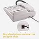 TECHZOCO RJ11-Stecker, Modularer Telefonstecker, 6P4C-Stecker, Telefonadapter, AWG26, geeignet für Telefon-, Fax-, Sprachanwendungen auf Heim- oder Büro-Kabelsystemen, 10 Stück