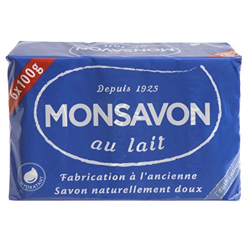 MONSAVON - Savons Solides De Soin Au Lait 600G - Lot De 4 - Vendu Par Lot