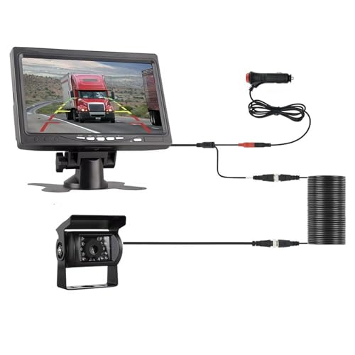 Caméra de recul pour camion avec moniteur 7" HD et câble 15m KT-BUS-700H-CL-15M