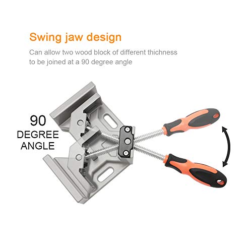 YORKING 90° Angle Clamps Corner Clamp Tools Rotary Tool Kit Foam Gun Pneumatic Tool Hand Rivet Nut Setter Kit-Home Improvement Tools - Thumbnail 4