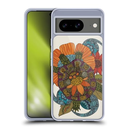 Funda Google Pixel 8 resistente a caídas con imán MagSafe y gel protector floral