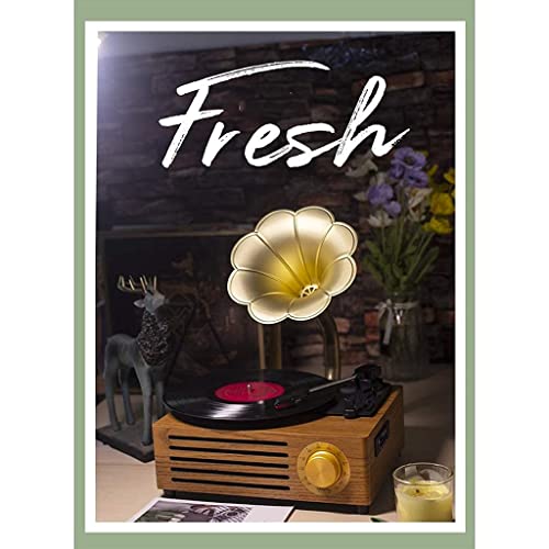 Gramophone phonographe de Style Classique, Support de Tourne-Disque Vinyle/Disque U/Bluetooth/entrée/Sortie, Vie… - Les Beatles, Paul McCartney, John Lennon, RIngo Starr, George Harrison Gramophone phonographe de Style Classique, Support de Tourne-Disque Vinyle/Disque U/Bluetooth/entrée/Sortie, Vie… – Image 4