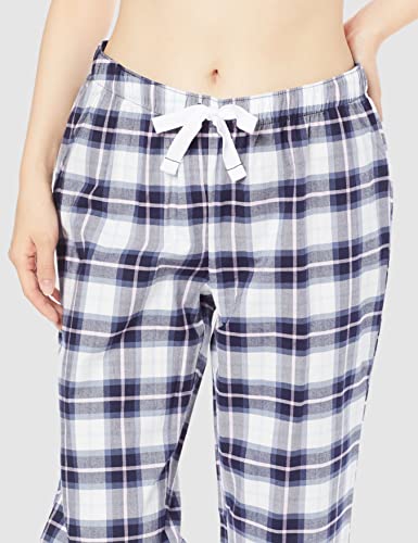 Image of Amazon Essentials Women's Cotton Pajama Pants, Breathable Poplin Sleep Pant with Drawstring Elastic Waist