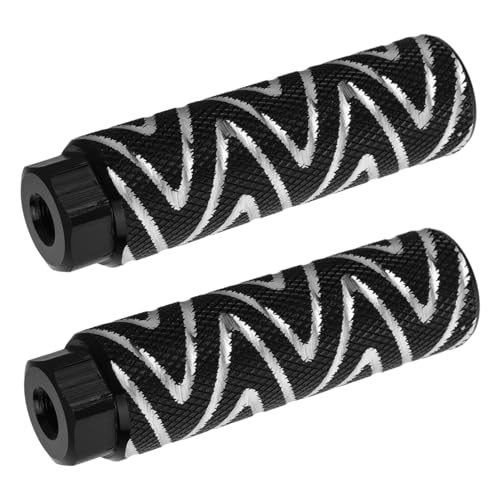 BRIGHTFUFU 1 Pair Boys and Girls Bike Foot Pegs Aluminum Alloy Rear Bike Pegs Sturdy Non-Skid Cycling for Bicycle Accessory